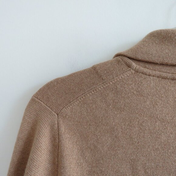 J. CREW Cecile Relaxed Knit Sweater Blazer One-Button in Camel Preppy Size XXS - Picture 12 of 14